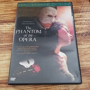 The Phantom of the Opera DVD Full Screen Movie Gerard Butler Emmy Rossum